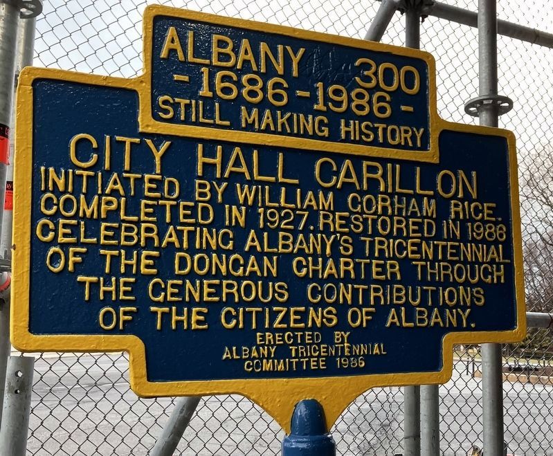 City Hall Carillon Marker image. Click for full size.