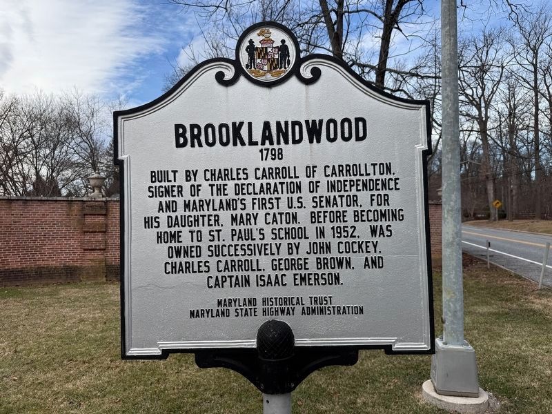 Brooklandwood Marker. Click for full size. Brooklandwood Marker image. Click for full size.