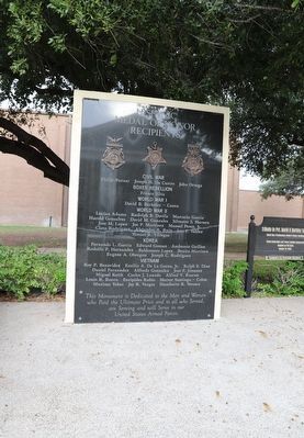 Hispanic Medal of Honor Recipients Marker image. Click for full size.