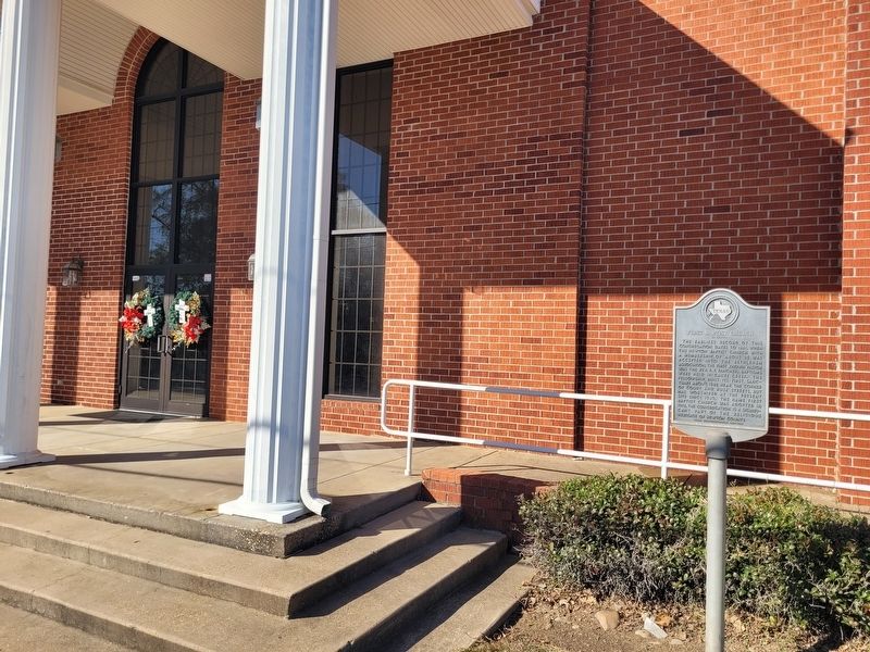 First Baptist Church of Newton and Marker image. Click for full size.