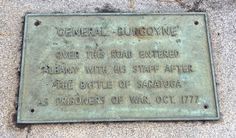 "General Burgoyne" Marker image. Click for full size.