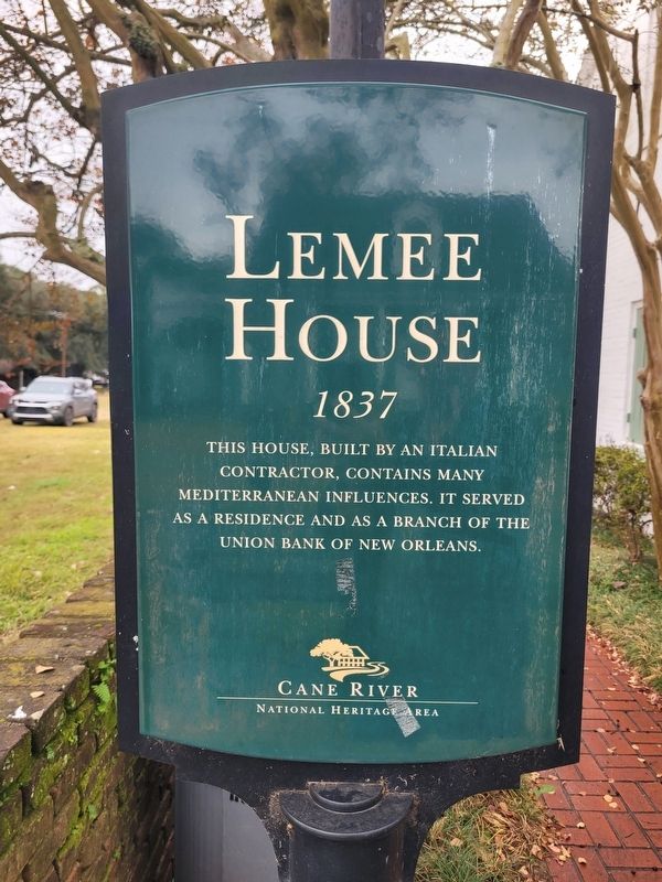 Lemee House Marker image. Click for full size.