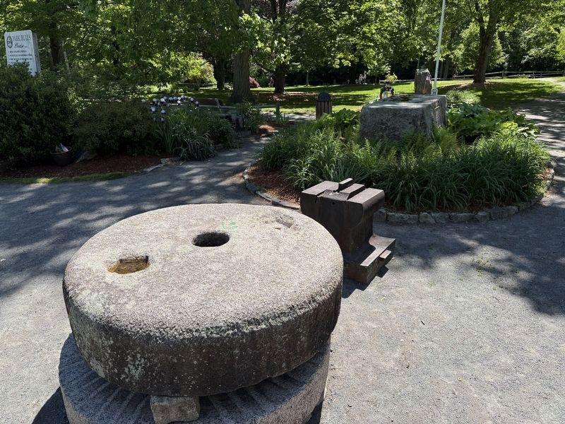 Deacon Samuel Edson Millstones image. Click for full size.