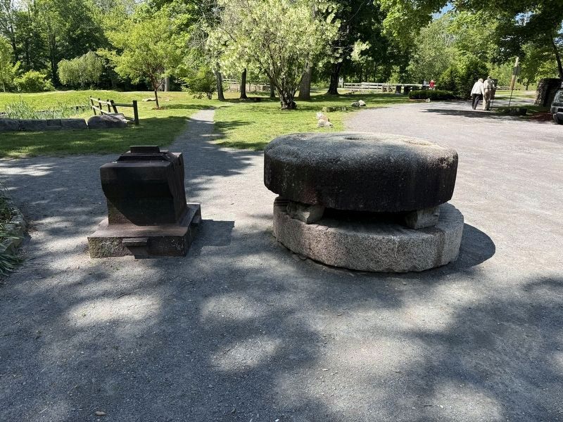 Deacon Samuel Edson Millstones & Triphammer image. Click for full size.