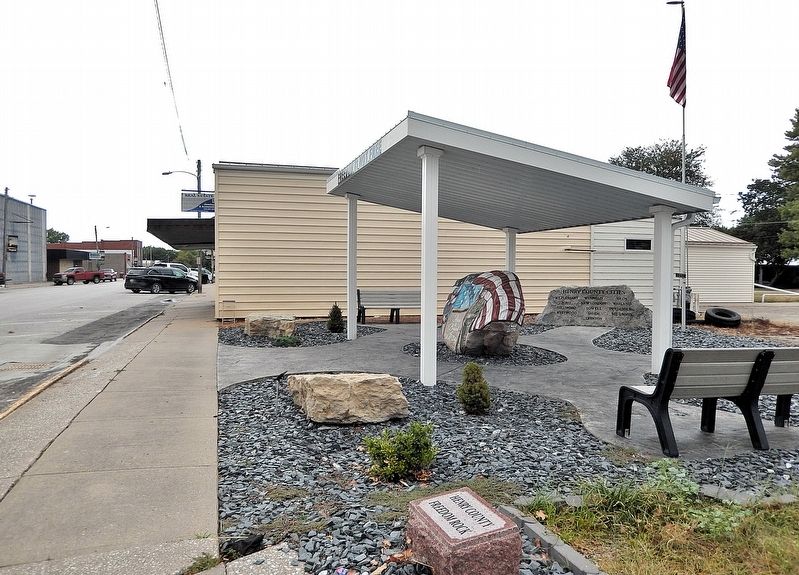 Winfield Freedom Rock Veterans Memorial. Click for full size. Winfield Freedom Rock Veterans Memorial image. Click for full size.