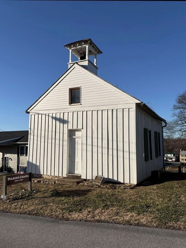 Tolson's Chapel and School image. Click for full size.