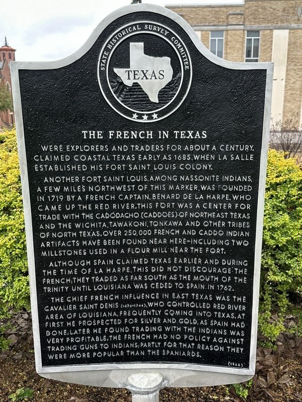 The French in Texas Marker image. Click for full size.