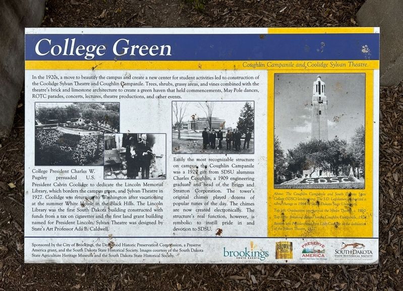 College Green Marker image. Click for full size.