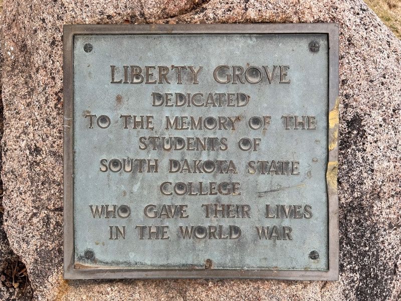 Liberty Grove Memorial Marker image. Click for full size.