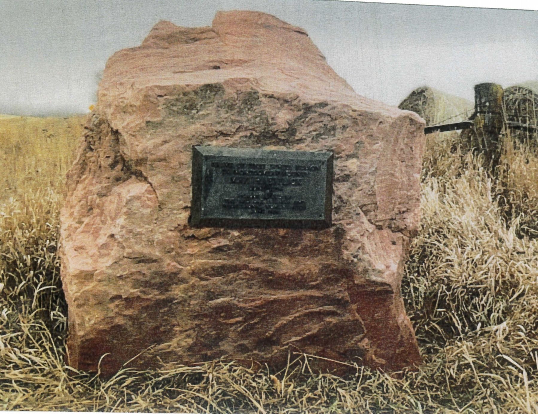 Mrs. Haefflick Grave Site Marker image. Click for full size.
