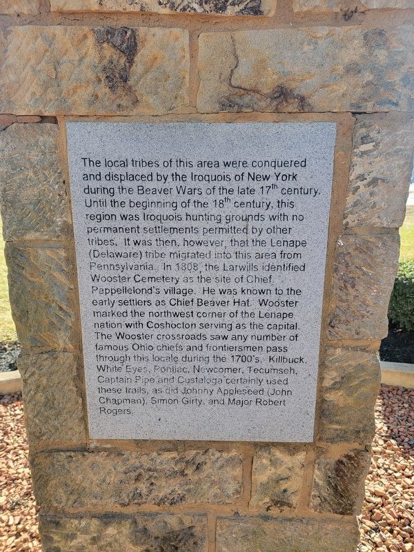 The local tribes in this area Marker image. Click for full size.