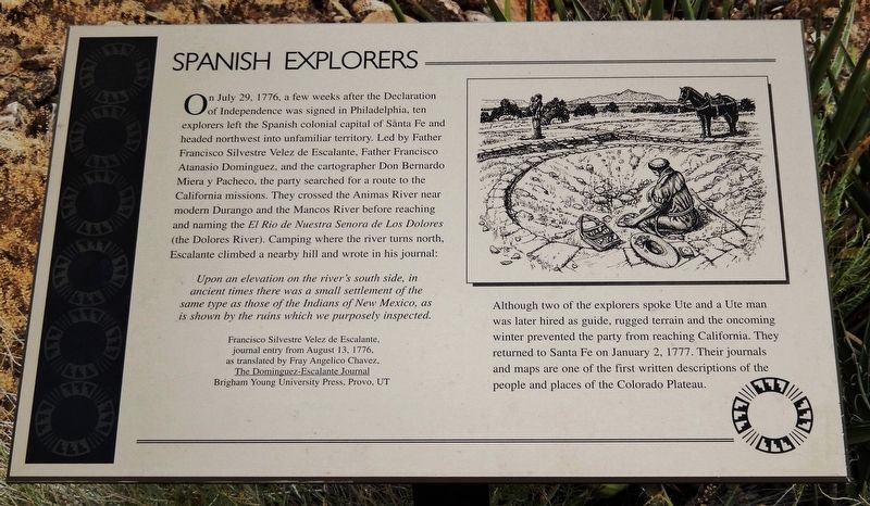 Spanish Explorers Marker image. Click for full size.