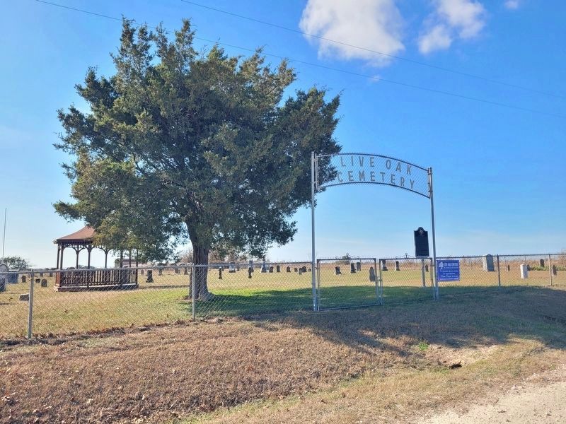Live Oak Cemetery image. Click for full size.