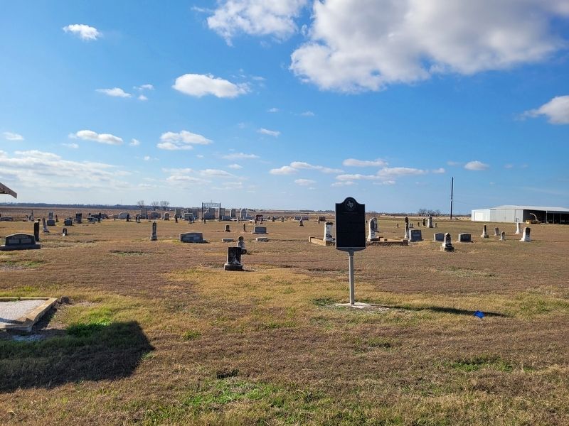 Barclay Cemetery and Marker image. Click for full size.