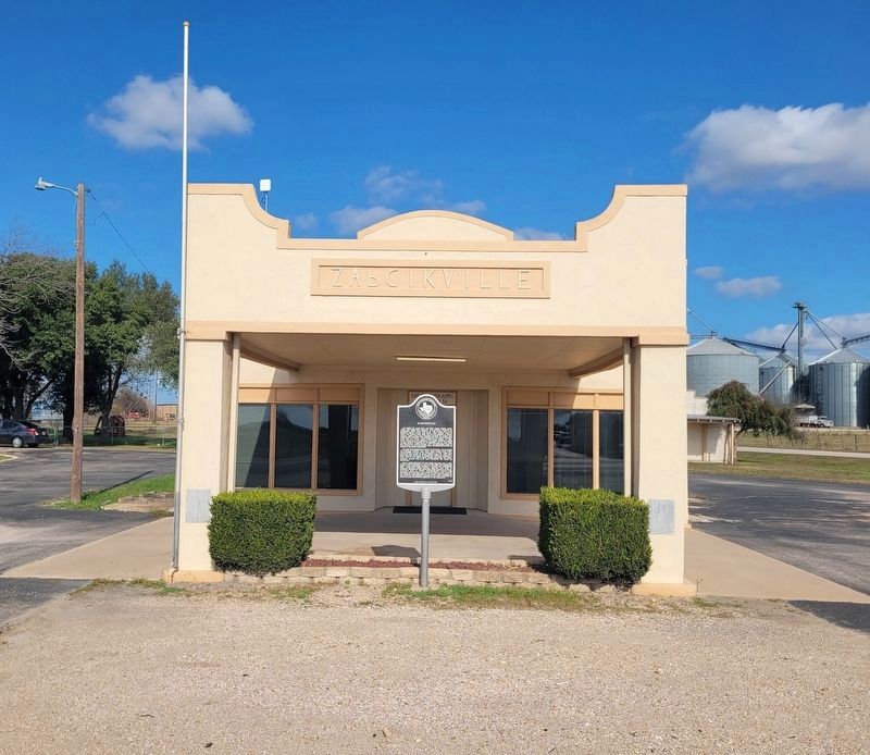 Zabcikville Store and Marker image. Click for full size.
