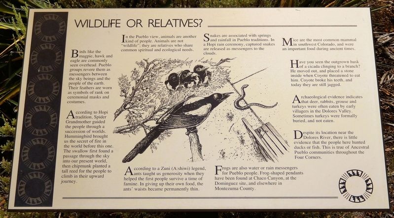 Wildlife or Relatives? Marker image. Click for full size.