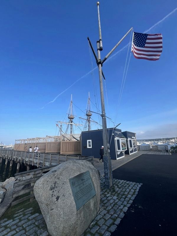 The Frazier Memorial State Pier Marker image. Click for full size.