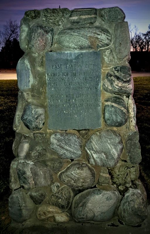 East Layton City Marker image. Click for full size.