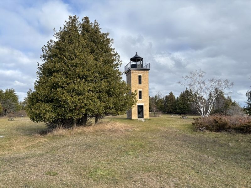 Peninsula Point Light Station Marker image. Click for full size.