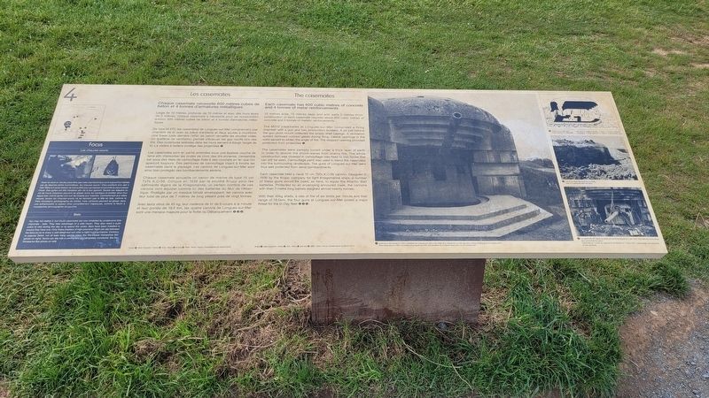 Les casemates / The casemates Marker image. Click for full size.