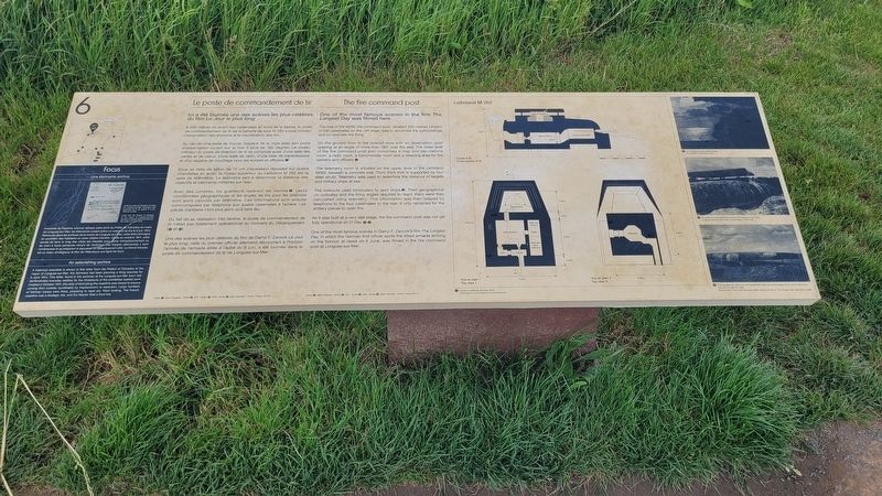 Le poste de commandement de tir / The fire command post Marker image. Click for full size.