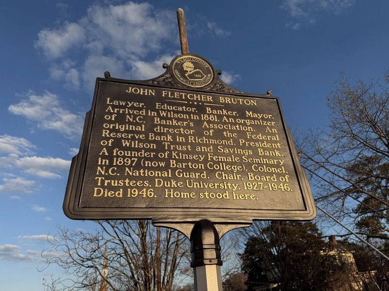 John Fletcher Bruton Marker image. Click for full size.