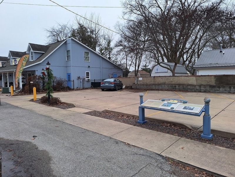Lincoln and Van Buren Marker image. Click for full size.