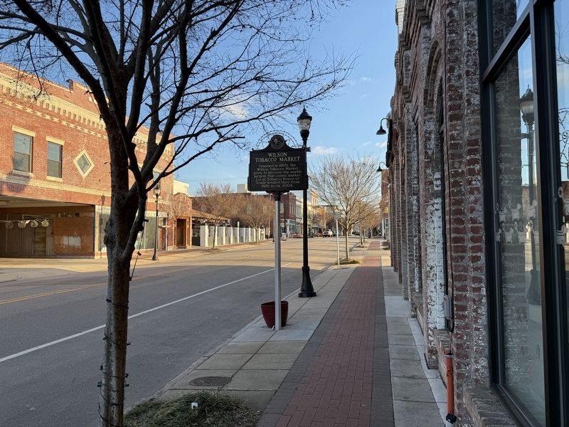 Wilson Tobacco Market Historical Marker