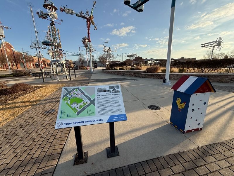World's Greatest Tobacco Market Marker image. Click for full size.
