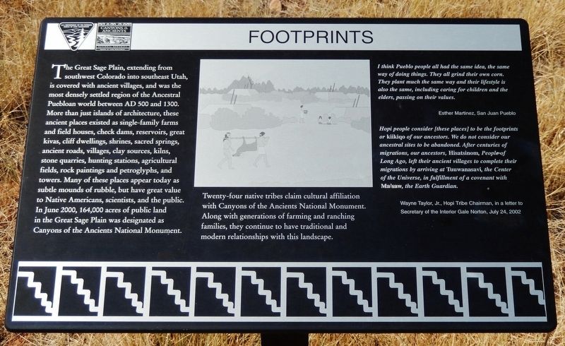 Footprints Marker image. Click for full size.