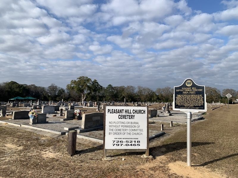 Pleasant Hill Baptist Church Cemetery Marker image. Click for full size.