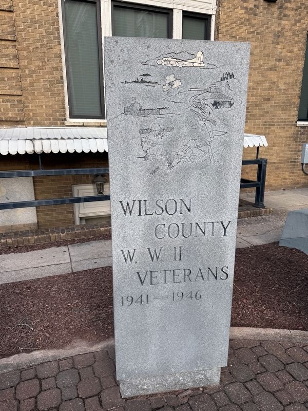 Wilson County Veterans Memorial. Click for full size. Wilson County Veterans Memorial image. Click for full size.