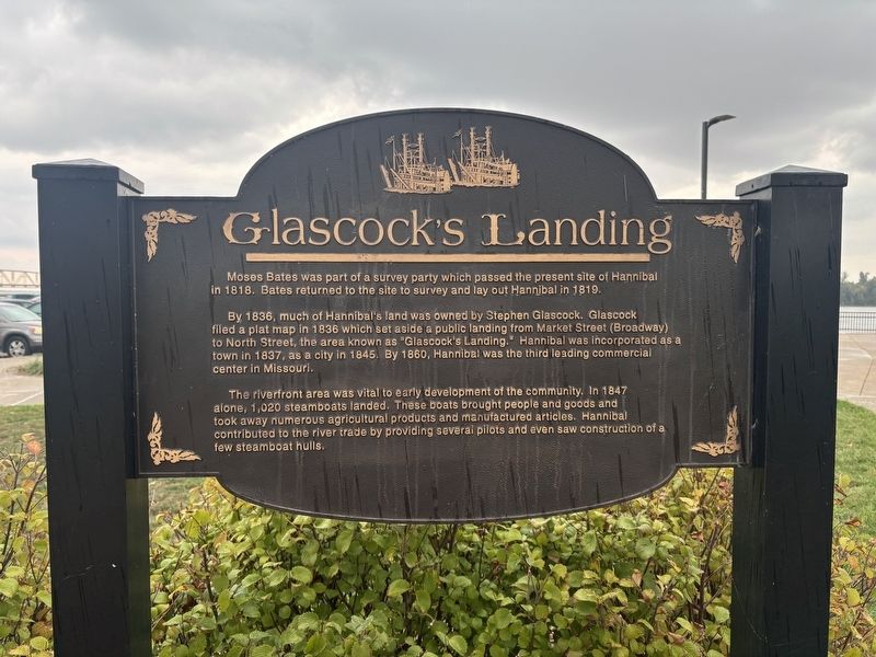 Glascock�s Landing Marker image. Click for full size.