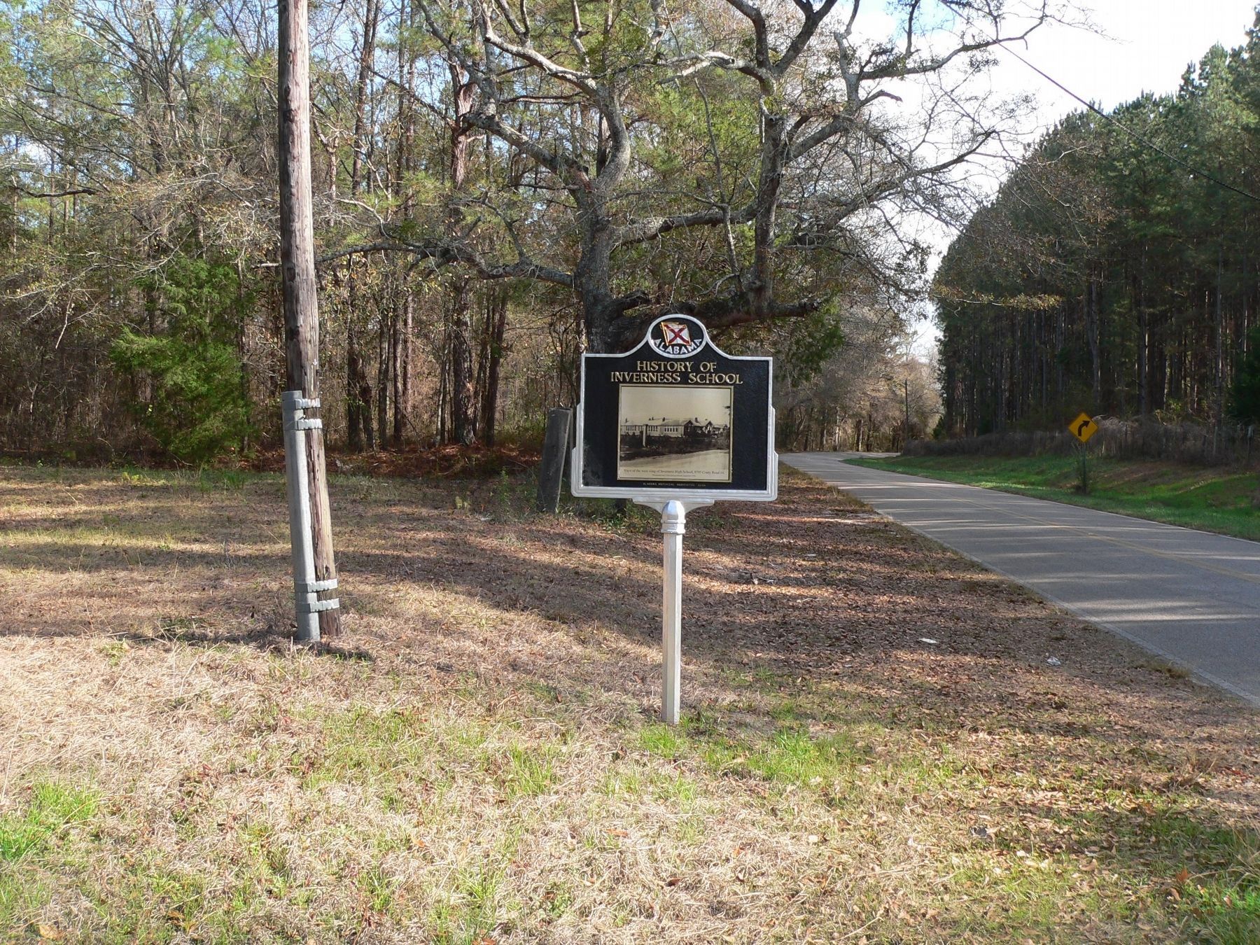 History of Inverness School Marker image. Click for full size.
