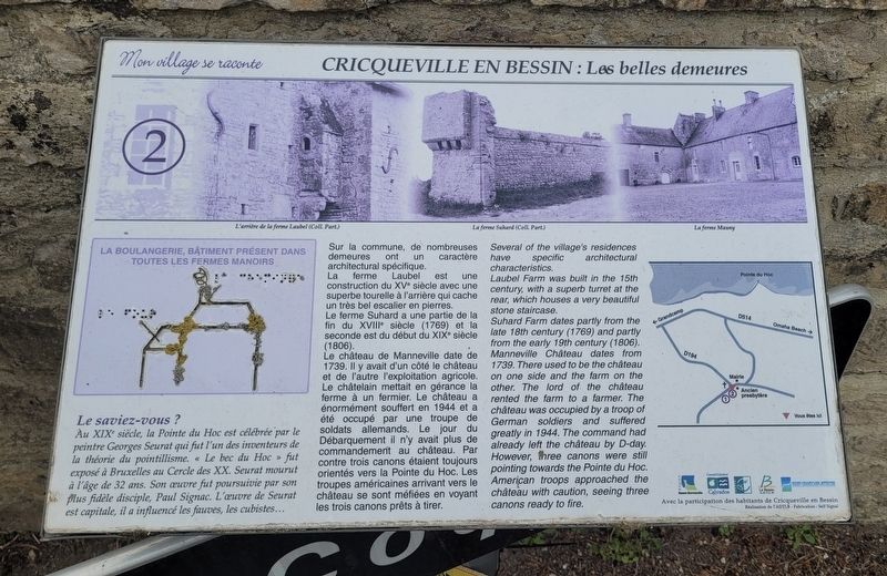 Les belles demeures / The beautiful houses Marker image. Click for full size.