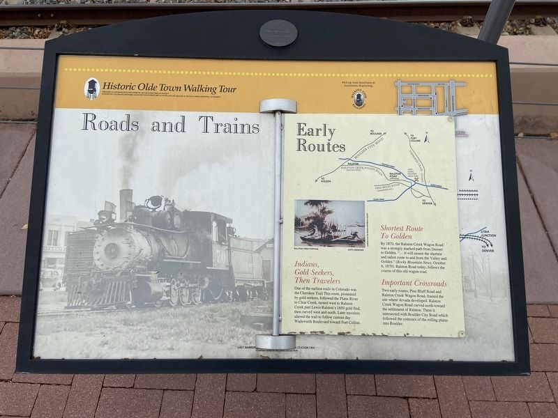 Roads and Trains Marker image. Click for full size.