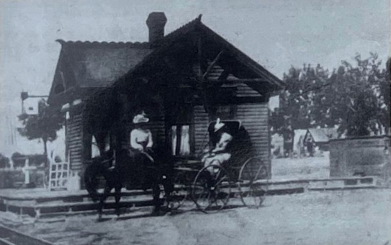 Arvada Was the Principal Station Between Golden and Denver image. Click for full size.