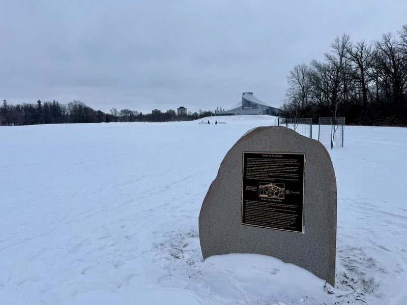 Order of Manitoba Marker image. Click for full size.