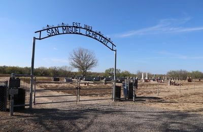 San Miguel Cemetery Marker image. Click for full size.
