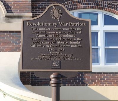 Revolutionary War Patriots Marker. Click for full size. Revolutionary War Patriots Marker image. Click for full size.