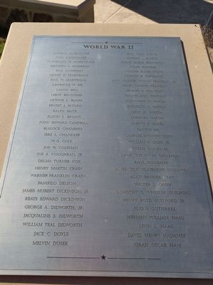 McMullen County Veterans Memorial. Click for full size. McMullen County Veterans Memorial image. Click for full size.