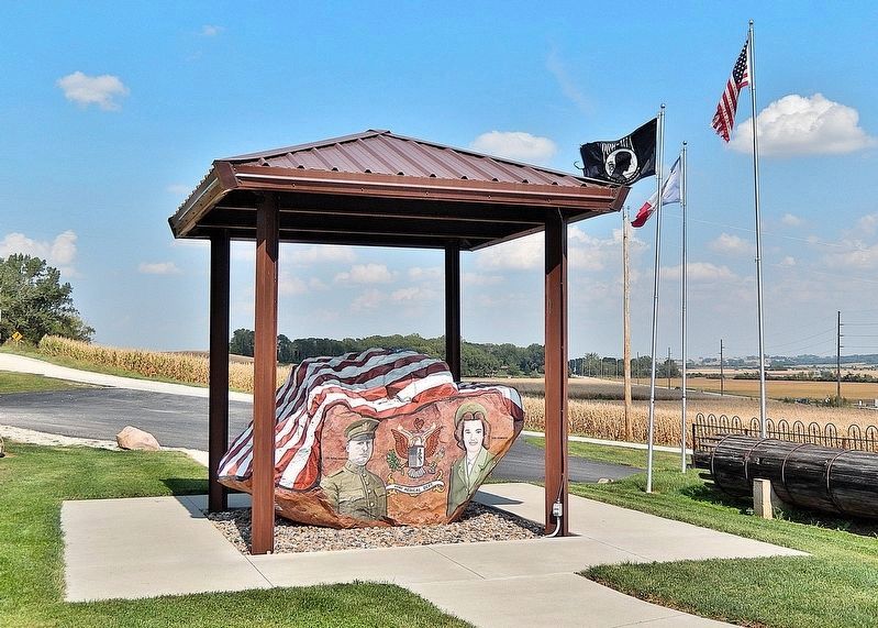 Missouri Valley Freedom Rock Veterans Memorial. Click for full size. Missouri Valley Freedom Rock Veterans Memorial image. Click for full size.