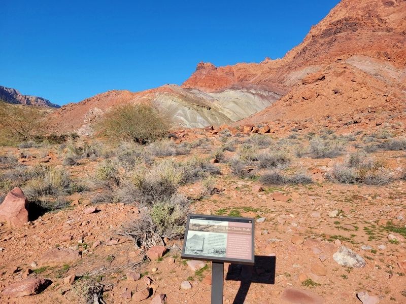 Mining the Chinle Shale Marker image. Click for full size.
