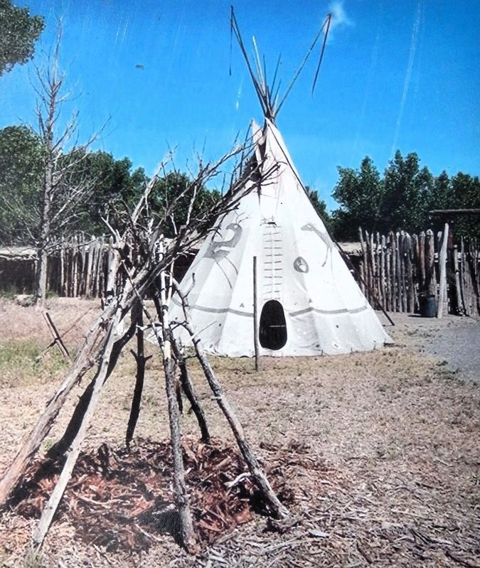 Marker detail: Tipi image. Click for full size.
