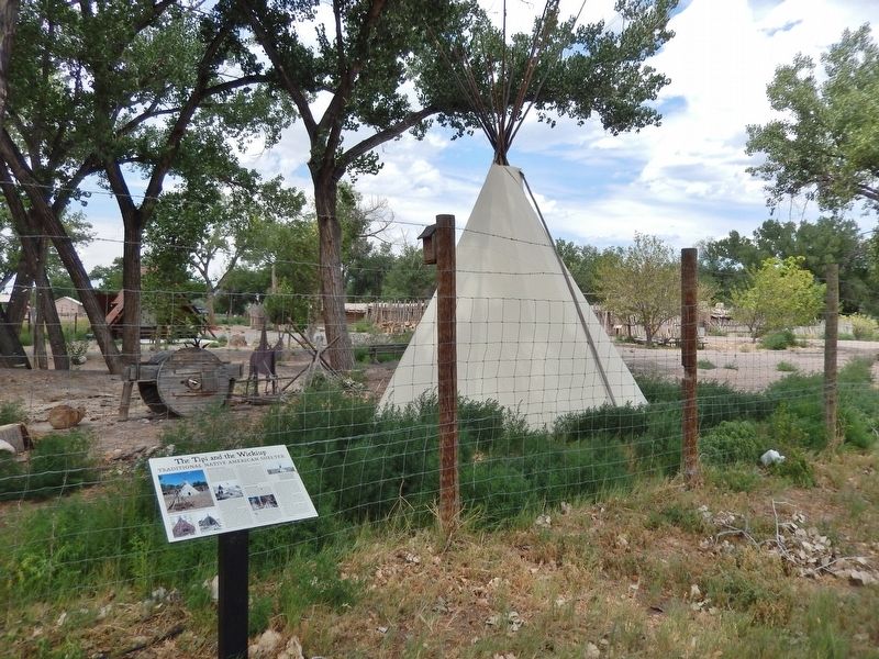 The Tipi and the Wickiup Marker image. Click for full size.