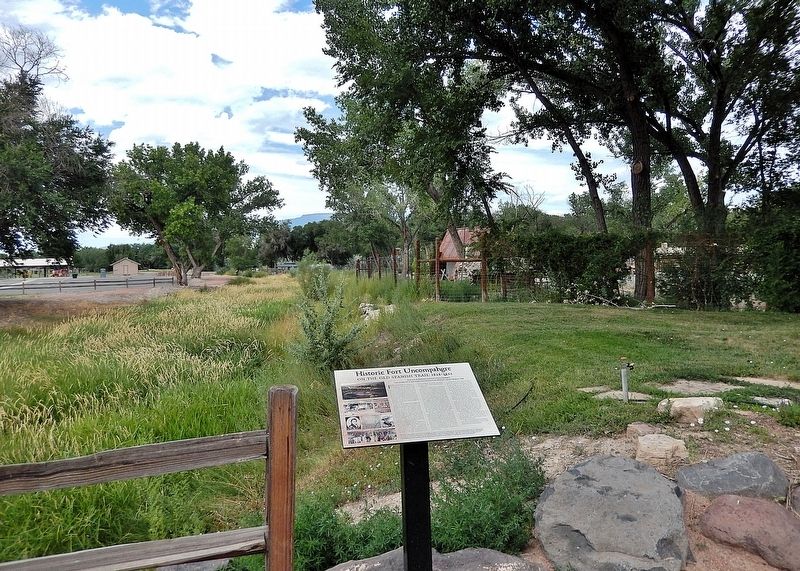 Historic Fort Uncompahgre Marker image. Click for full size.
