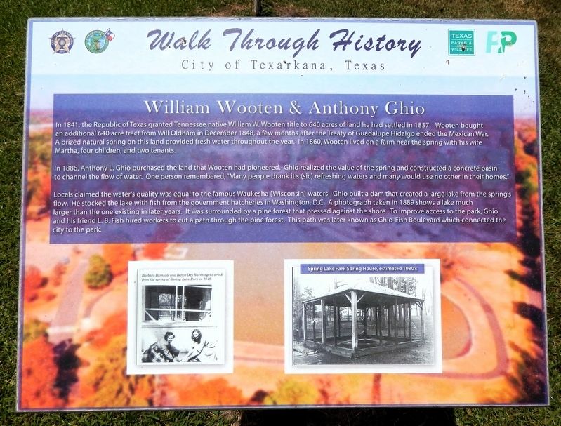 William Wooten & Anthony Ghio Marker. Click for full size. William Wooten & Anthony Ghio Marker image. Click for full size.