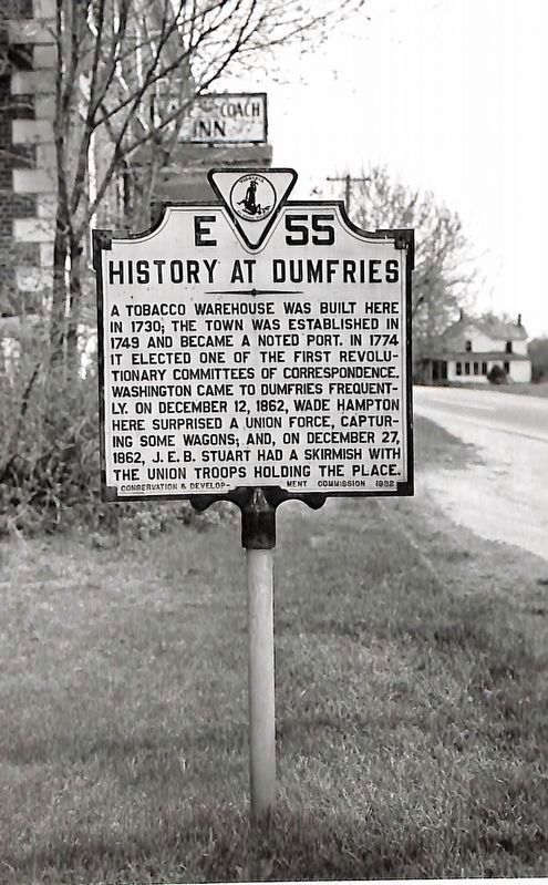 History at Dumfries Marker. Click for full size. History at Dumfries Marker image. Click for full size.