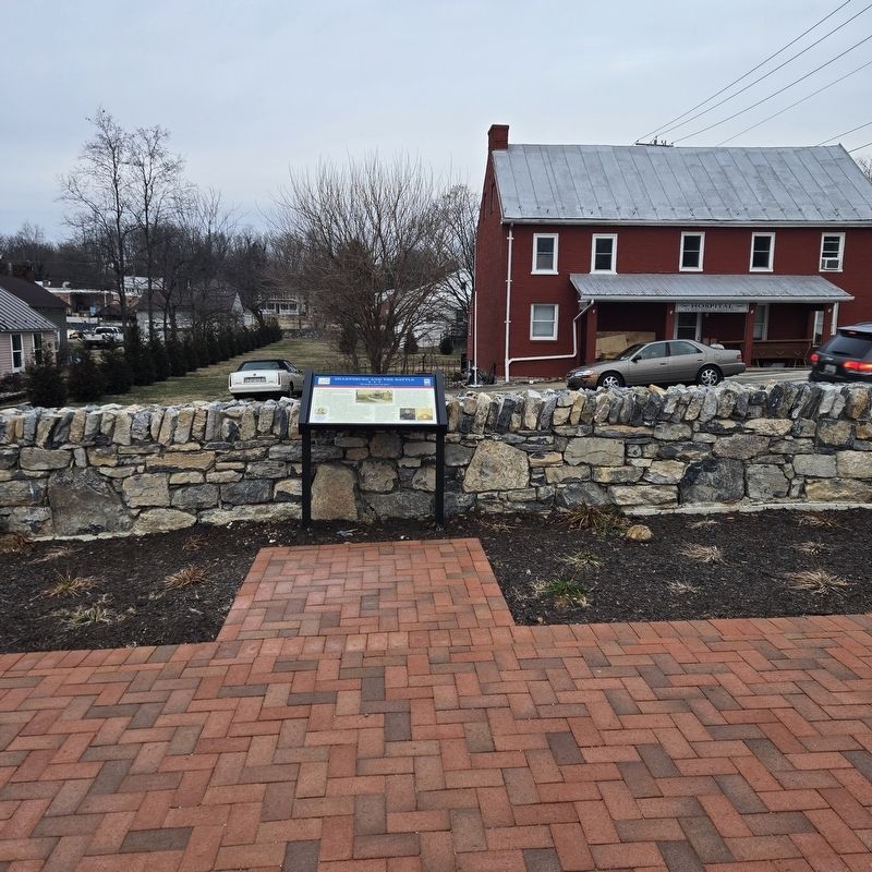 Sharpsburg and the Battle Marker image. Click for full size.