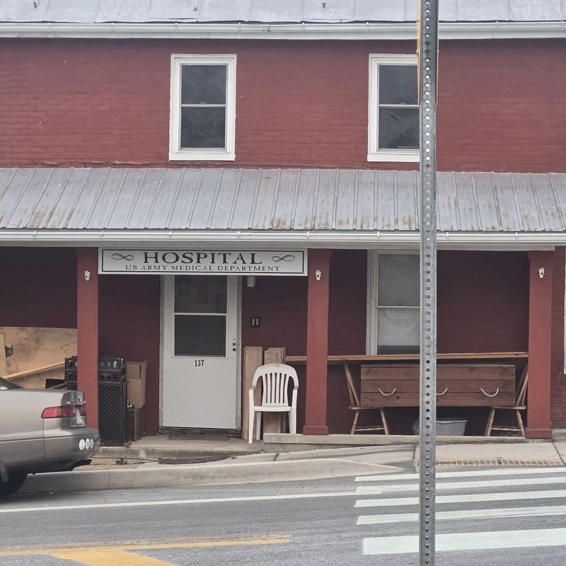 Michael House across Main St. mentioned in Marker image. Click for full size.